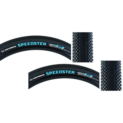 Pack of 2 Vee Tire & Rubber Speedster 27.5x1.75 Tubeless Fold TPI 50 Black/Black - Image 1 of 2