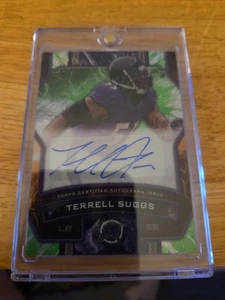 2025 Topps Resurgence Terrell Suggs Green Shimmer AUTO 8/15 - Bild 1 von 2