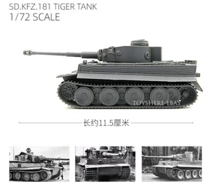 Tanque 1/72 WW2 BATTLEField German Panzerkampfwagen VI AUSF.E TIGER I SIN pintado - Imagen 1 de 6