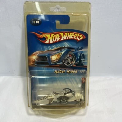 Hot Wheels Rebel Rides 3/5, W-OOZIE 2005-078, White ~ NEW SEALED - Image 1 of 4