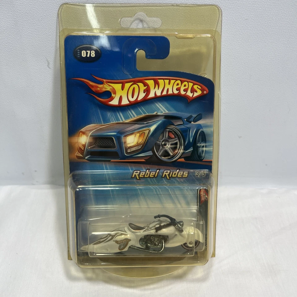 Hot Wheels Rebel Rides 3/5, W-OOZIE 2005-078, White ~ NEW SEALED - Image 1 of 4