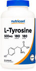 Nutricost L-Tyrosine 500mg -180 Capsules -Gluten Free & Non-GMO