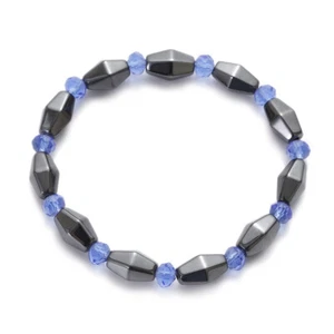 6MM Magnetic Healing Bracelet Hematite Bead Arthritis Pain Relief Weight Loss - Picture 1 of 11