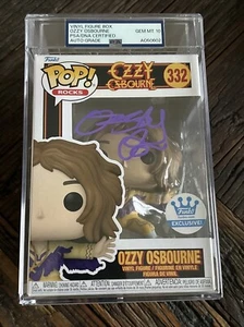 Ozzy Osbourne Black Sabbath Signed Funko Pop #332 BAS PSA Authentic Gem 10 Auto - Picture 1 of 8