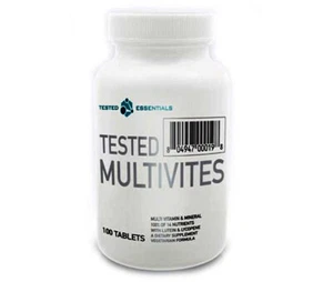 Probado Multivites 100 Comprimidos Multi Vitaminas y Minerales con Luteína, Licopeno - Imagen 1 de 6