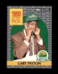 1990-91 Hoops SET BREAK #351 Gary Payton NM or Better - Picture 1 of 2
