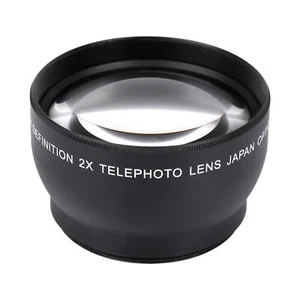 Converter Lens 52mm Telephoto Lens HD Tele Converter High Definition Lens 2X - Picture 1 of 9