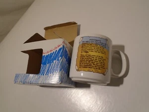 Footprints In The Sand Inspirational Ceramic Tea Coffee Mug Cup NIB - Picture 1 of 4