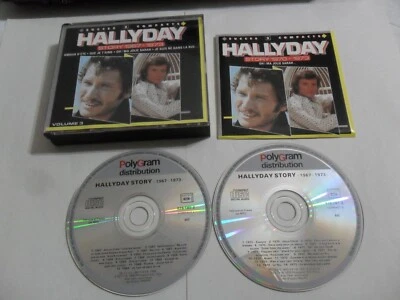 Johnny Hallyday ‎– Story 1967-1973 vol.3 (2CD Fat Box) Rock / France Pressing - Image 1 of 4