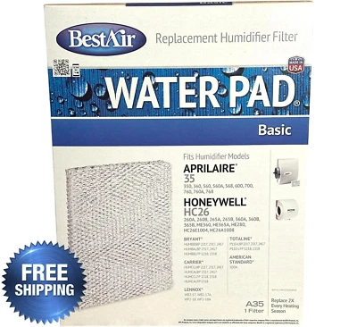 BestAir A35W Humidifier Filter Pad – Fits Aprilaire, Honeywell, Lennox, Carrier - Image 1 of 4