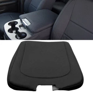 Armrest Cover Console Lid Leather Skin For 2013-2018 Dodge RAM 1500 2500 3500 - Picture 1 of 12