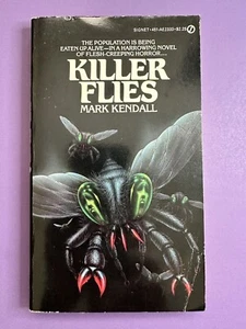 Killer Flies by Mark Kendall Vintage 80s Horror Paperback 1st Edition/Print 1983 - Picture 1 of 8