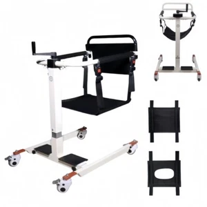 Home Use Patient Lift Transfer Chair Disabled Lift Wheelchairs Mobility Hoist - Picture 1 of 19