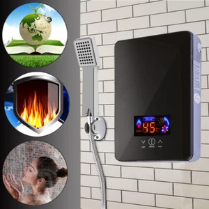 230V 6500W Elektrisch Warmwasser Durchlauferhitzer mit Bad Dusche Kit 30-55 ℃ - Bild 1 von 23