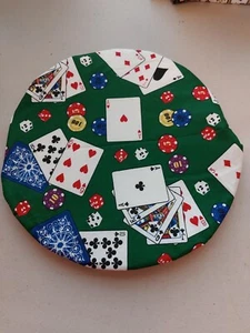 Microwave Tortilla Warmer 10" Round Poker Table Pattern - Picture 1 of 2