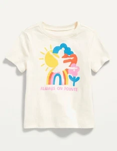 Old Navy Toddler Size 18-24 Months ~ Short Sleeve Tee T-Shirt .. Always on Point - Picture 1 of 2