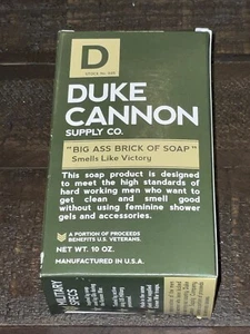 Ladrillo de jabón Duke Cannon Big Ass 10 oz - huele a victoria - nuevo en caja - Imagen 1 de 6