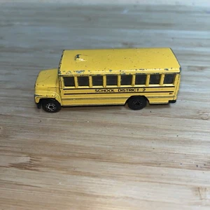 USED Matchbox. School Bus 1:95 1985. 8cm long. Rare #25 #37 - Picture 1 of 5
