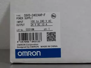 NEW IN BOX OMRON S8VS-24024AP-F SWITCHING DIN RAIL POWER SUPPLY 240W S8VS24024A - Picture 1 of 1