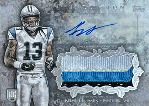 2014 Topps Inception Kelvin Benjamin Carolina Panthers RC Patch Auto #IAJP-KB - Picture 1 of 2
