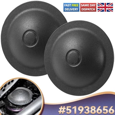 2x Front Top Suspension Strut Mount Cover Cap 51938656 for Fiat 500 Abarth 08-on - Image 1 of 4
