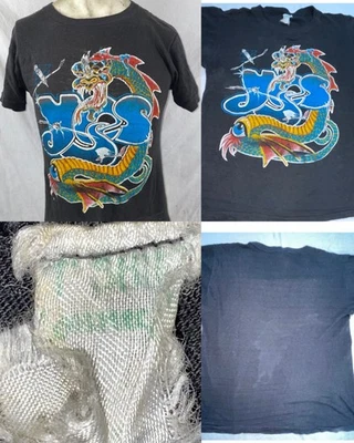 CAMISA DRAGÓN BANDA CONCIERTO ROCK PROG SHOW AÑOS 70 M YES SHOW DE COLECCIÓN Foto 1 de 4