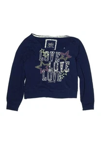 Justice Girls Blue Pullover Sweater 16 - Picture 1 of 2
