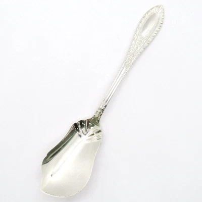 DE COLECCIÓN PLATA ESTERLINA .925 GADROONETTE POR MANCHESTER MFG SIN SERVIDOR DE GELATINA MONO Foto 1 de 4