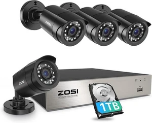 ZOSI 3K Lite Security Camera System with AI Human Vehicle Wired-4Cam - Picture 1 of 9