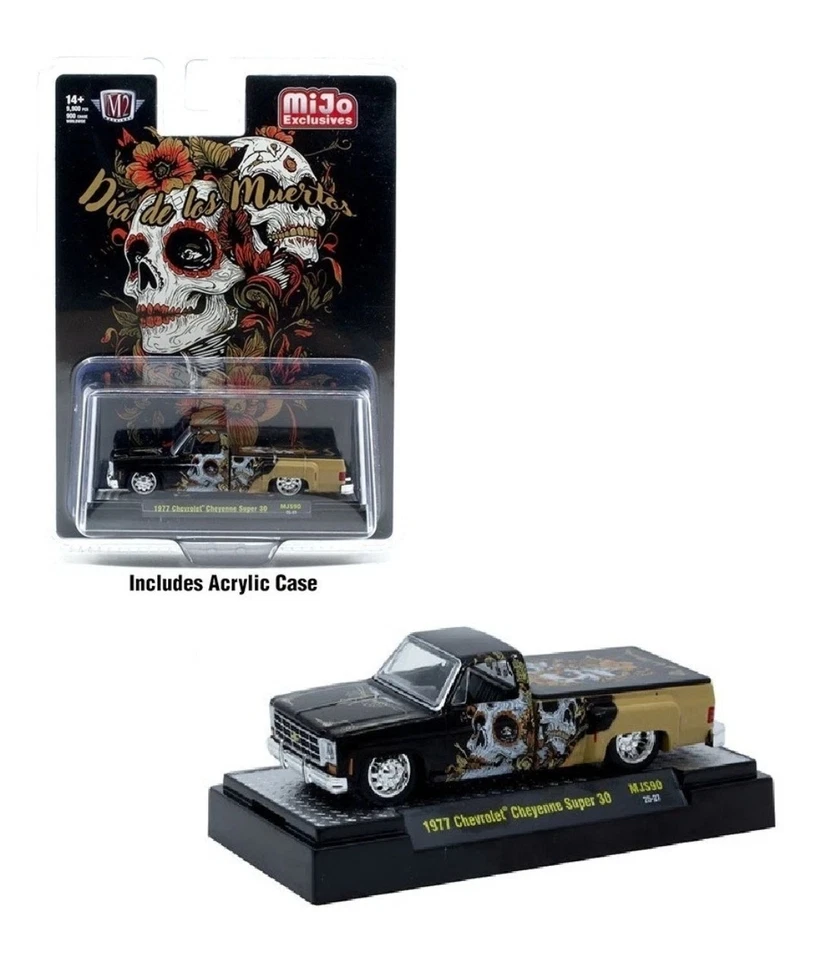 Chevrolet Cheyenne Super 30 1977 "Día de los Muertos" 1/64 por M2 31500-MJS90 Foto 1 de 1