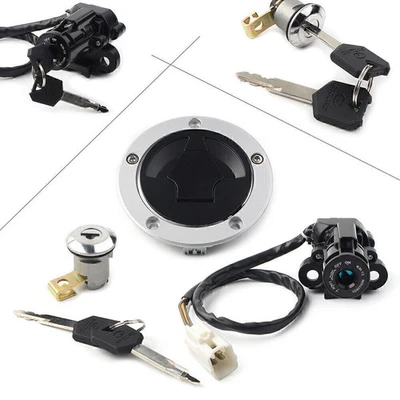 1x Interruptor de encendido de tapa de gas combustible llaves de bloqueo de asiento aptas para Kawasaki Z1000 Z 1000 2010-16 Foto 1 de 4