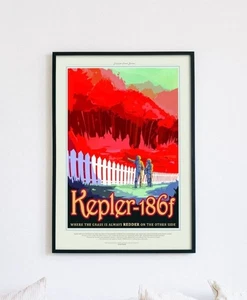 Kepler 186f NASA Space Poster - Picture 1 of 5