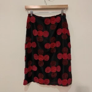 Alannah Hill Skirt Sz 10 100% Silk Embroidered Lined - Made in Australia - Picture 1 of 9