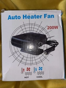 Auto Heater 200W Portable Heater Heating & Cooling Fan  for Car Truck 12V - Picture 1 of 1