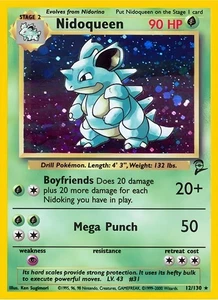 Pokémon Karte Nidoqueen 90PS Metall - Sammlerstück Geschenk Display - Bild 1 von 3
