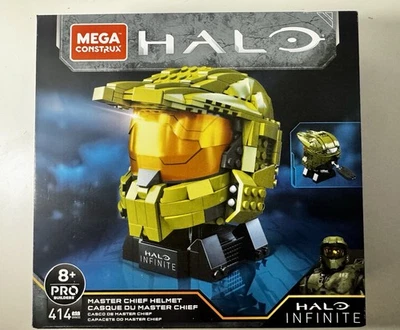 New Sealed Mega Construx Halo Infinite Master Chief Helmet GVN33 Building Set - Image 1 of 2