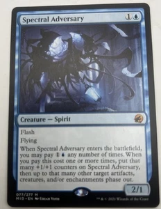 MTG Magic the Gathering Spectral Adversary (77/553) Innistrad Midnight Hunt LP - Bild 1 von 5