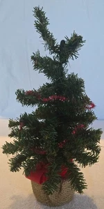 Mini Artificial Christmas Tree Evergreen Pine Approx 12inHx7inW-Tabletop Decor - Picture 1 of 6