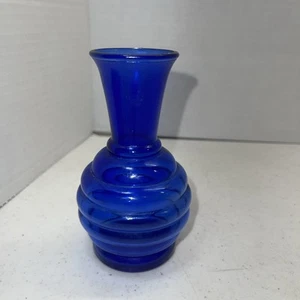 Vintage Cobalt Beehive USA Vase - Bild 1 von 6