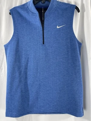 Nike Men’s Golf Tiger Woods Collection Blue Vest New Size Small - Image 1 of 4