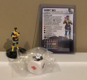 Marvel Heroclix Gambit #052 w/ Card and Die Deadpool Weapon X Set - Picture 1 of 1