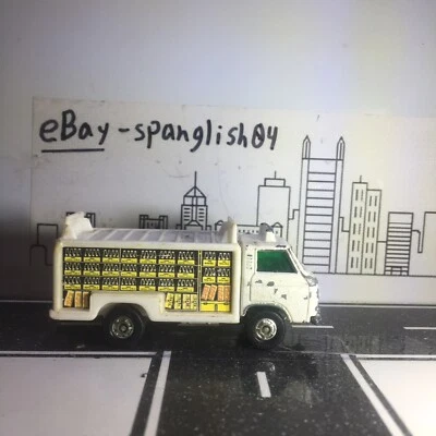 Camión de reparto de bebidas Tomica Takara Tomy #87 Nissan Caball blanco de colección Japón GC Foto 1 de 4