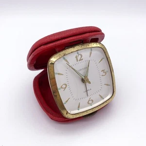 Europa 4 Jewels Orologio Da Viaggio Meccanico Con Carica Manuale - Germania - Picture 1 of 8