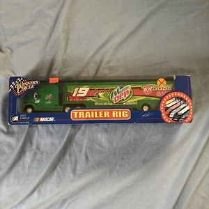 WINNERS CIRCLE NASCAR #19 JEREMY MAYFIELD MOUNTAIN DEW TRAILER RIG - Picture 1 of 8