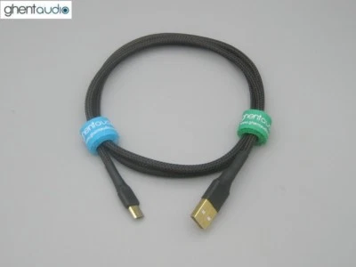 U05 (1m 3ft) --- USB(A to microB) Star Quad Silver-Plated DAC HiFi Audio Cable - Image 1 of 3