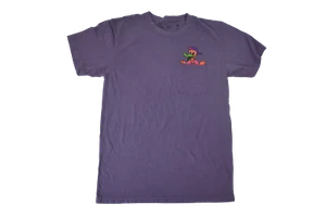 Neff Mens Purple Pigment Ducky Pocket Tee Shirt New M - Picture 1 of 5