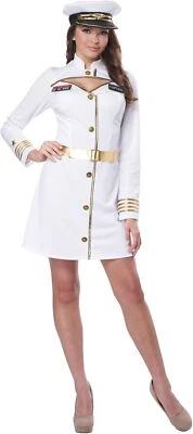 Disfraz de Capitán Militar Marinero Niña Marina Halloween Adulto 2 COLORES Foto 1 de 2