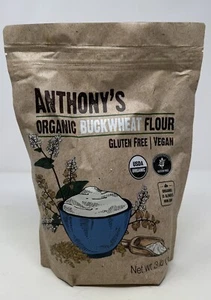 Anthony's Organic Buckwheat Flour, 3 lb. Gluten Free, Vegan. Exp. 06/01/2025 - Picture 1 of 6