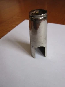 Vintage Metall Mundstück Kappe NUR ABDECKUNG für Horn 2,5 x 1" KOSTENLOSER VERSAND - Bild 1 von 16
