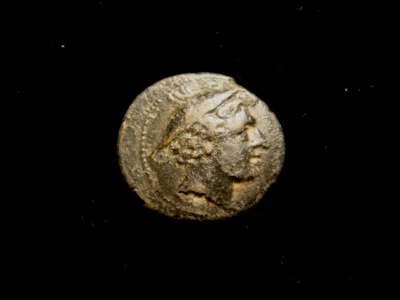 ROM REP. 215-211 BC. AE SEMI-UNCIA. Head of Mercury right. Prow of vessel - Image 1 of 2